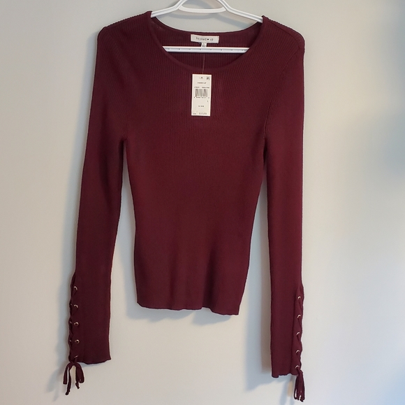 Hooked up knit top sweater - Picture 2 of 8